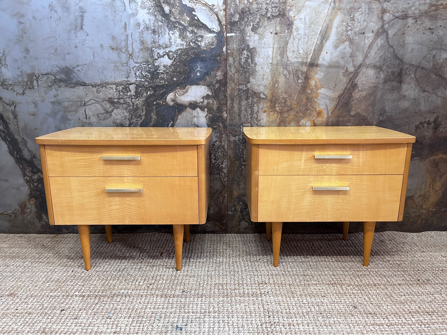 Pair of bedside feet compass