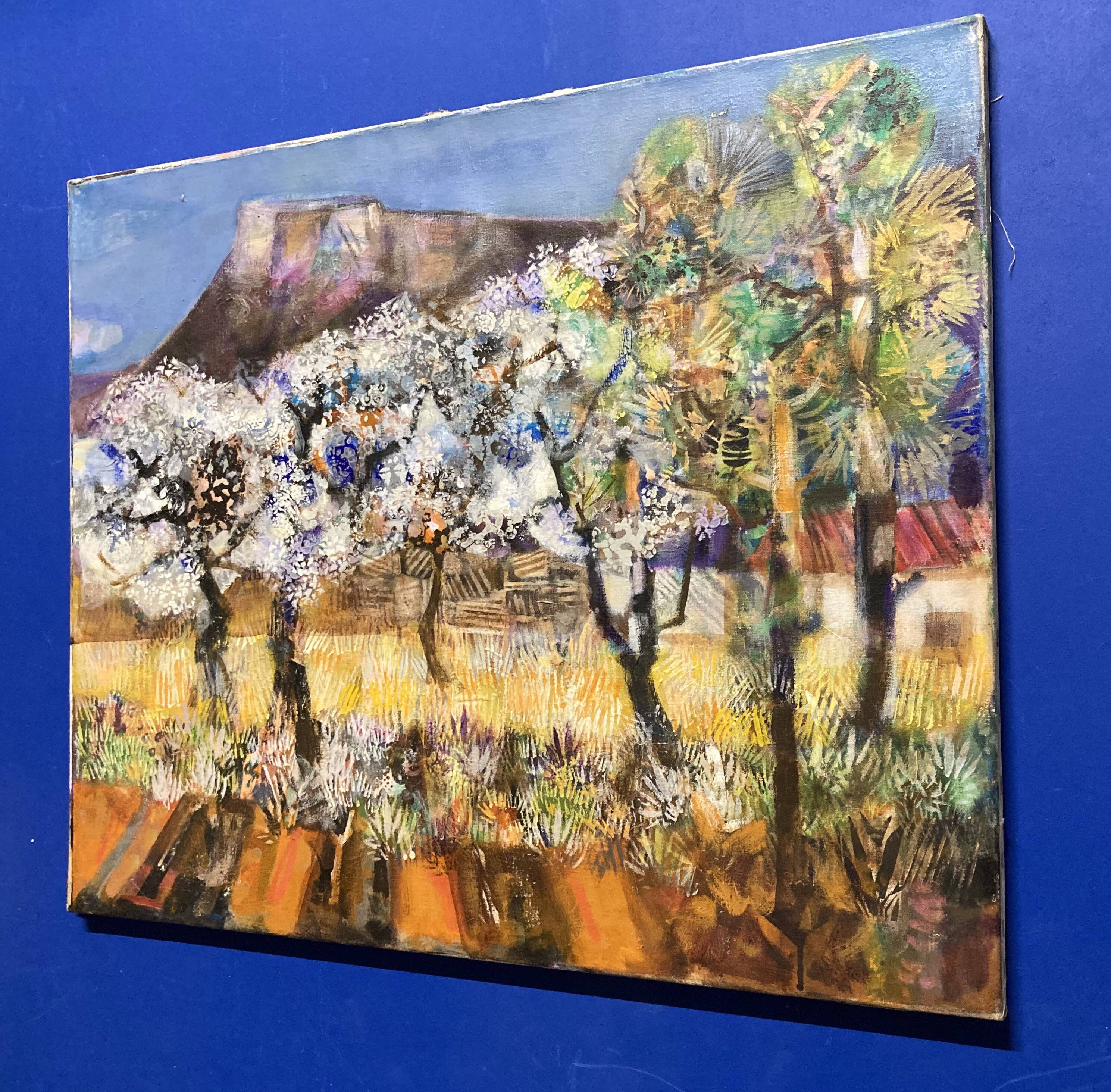 Thalmos, The Holy Mountain Sainte-Victoire, Oil on canvas
