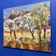 Thalmos, The Holy Mountain Sainte-Victoire, Oil on canvas