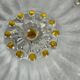 Wall light or round ceiling light in Murano or Limburg glass type.