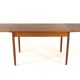 Extendable rectangular dining table "Horsbyg" - Danish design in teak