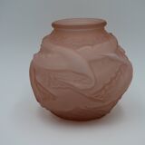 Art Deco glass ball vase