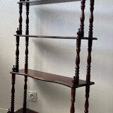 Library - turned wooden shelf