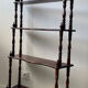 Library - turned wooden shelf