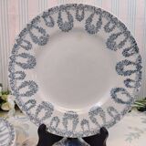 6 Saint Amand plates, Colbert model