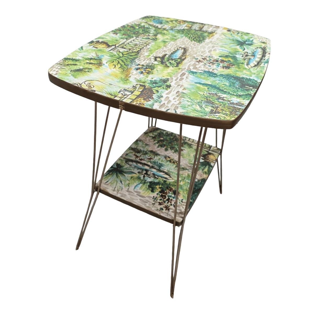 Vintage French Side Table From The 60s