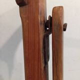 Solid teak carved swing cradle