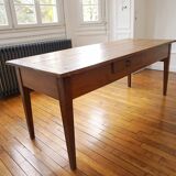 Old farm with 3 drawers table