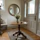 Oak guéridon table from the early 20th century.