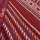 Traditional handmade margoum carpet in pure wool