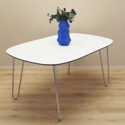 White table, Italian design, 1990s, production: Italy