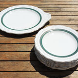 Former salins ceramic cheese service