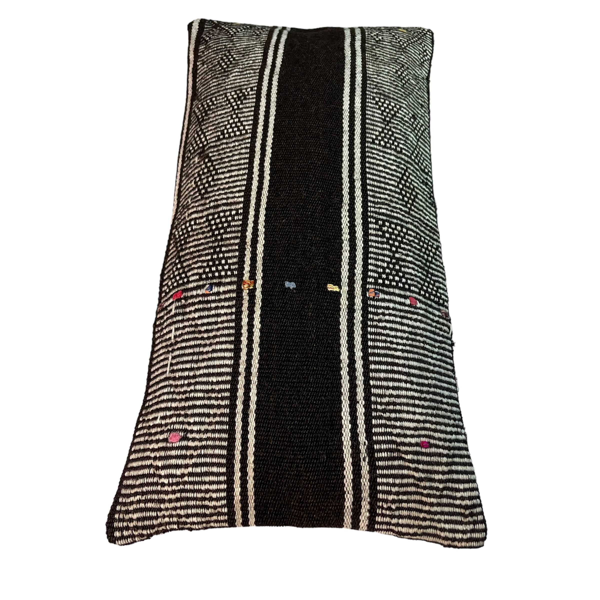 HOUSSE DE COUSSIN KILIM TURC VINTAGE, 30 X 60 CM