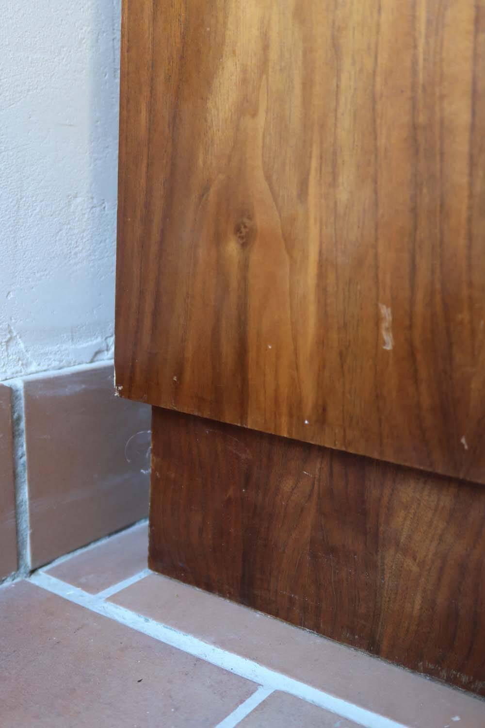 Vintage shoe cabinet