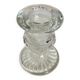 Glass candle holder