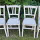 4 Chaises bistrot Brasserie bentwood bistrot chair shabby chic baumann bois
