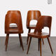 Suite of 4 wooden chairs by Oswald Haerdtl for Ton, 1960
