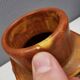 Beautiful square vase with incredible decorations, danish 1980s