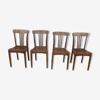 Set de 4 chaises bistrot vintage Stella