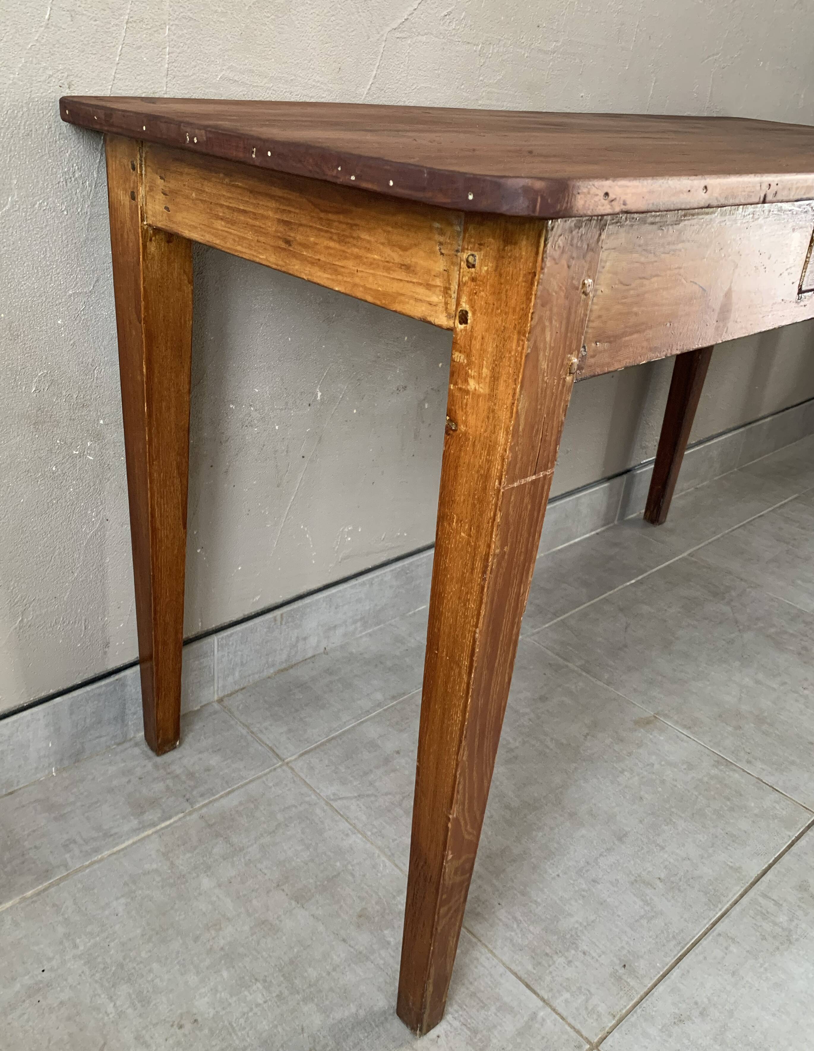 Vintage oak desk / table from the 1950s