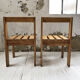 Duo de chaises pin