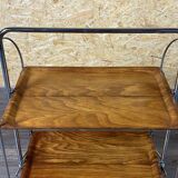 60s 70s serving trolley dinette side table space age brown design 60s 70s