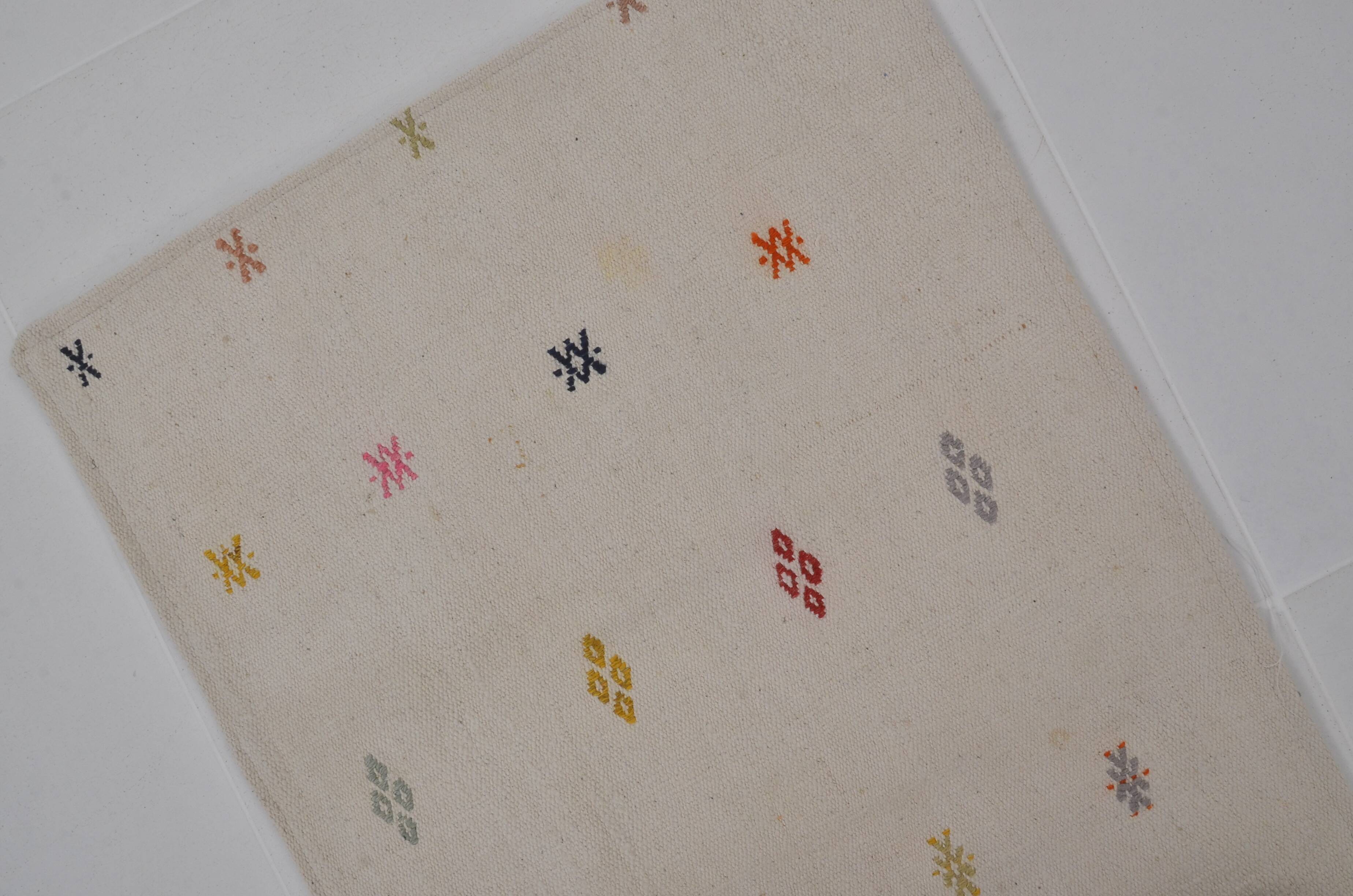 Oushak Vintage Turkish Kilim Rug sku 3793