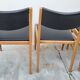 Series of 4 vintage Scandinavian chairs 1950