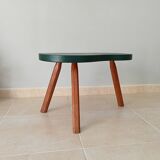 Vintage coffee table solid oak bean 60s /70