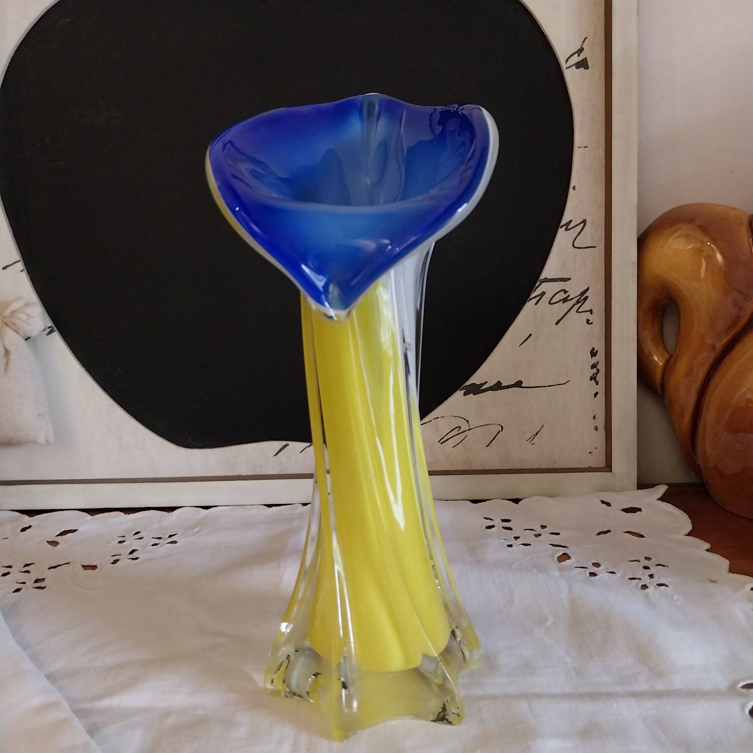 Soliflore Murano blown glass