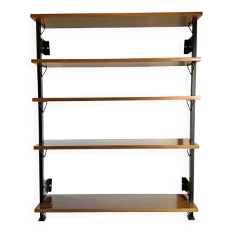 Vintage Teak Pira Book Shelving System Wall Mounted