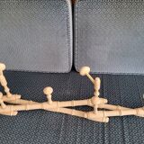Napoleon III bamboo accordion coat rack 19th century