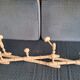 Napoleon III bamboo accordion coat rack 19th century