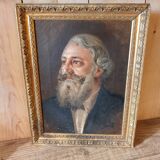 Portrait of ancestor oil on canvas