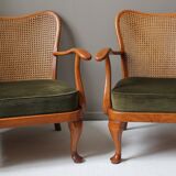 Pair English Chair nineteenth Chippendale style