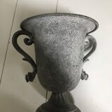 Paire de caches pots en zinc