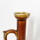 Saint Uze small vase / jug earthenware steel clay