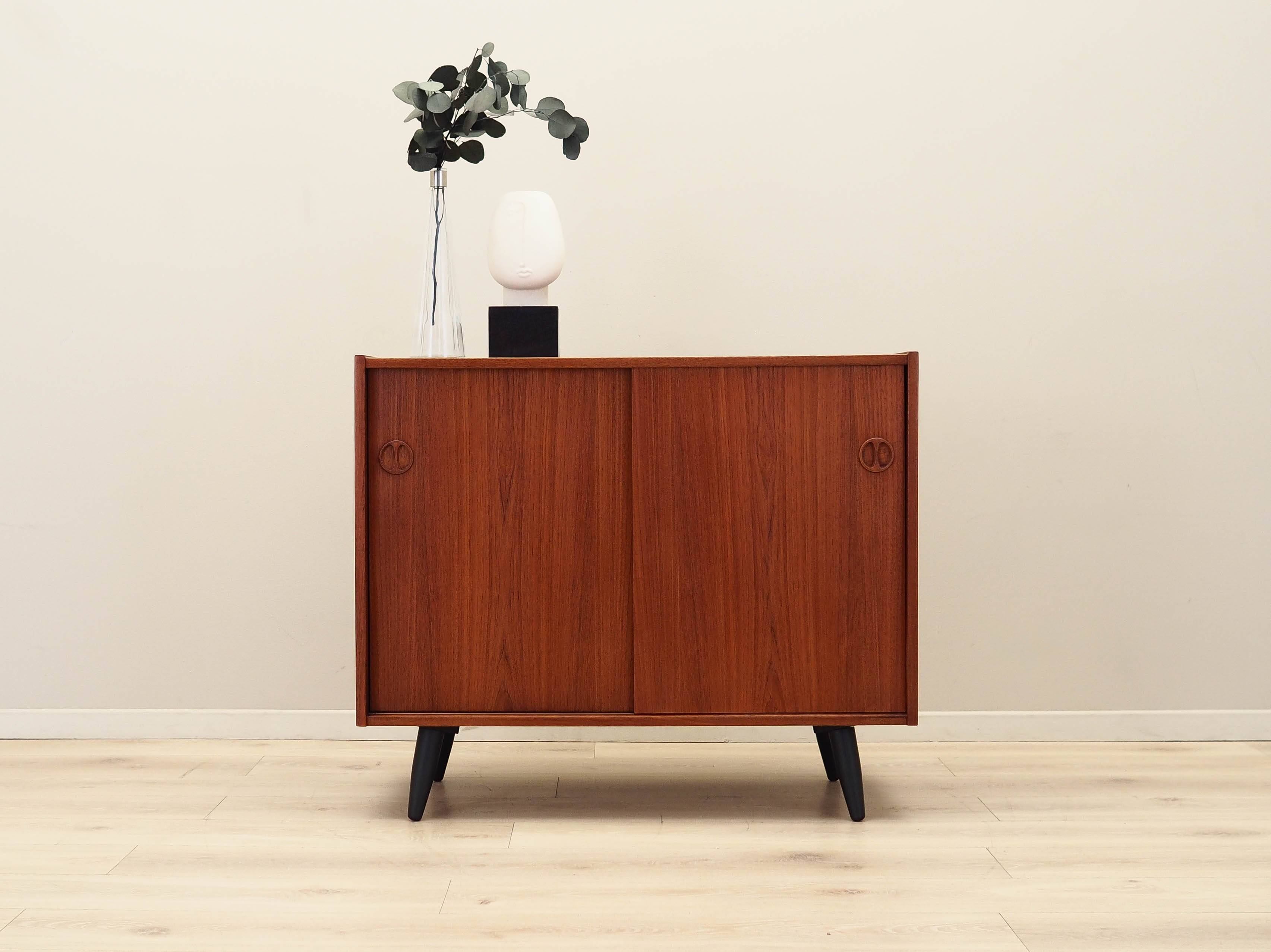 Teak cabinet, Danish design, 1970s, production: Denmark