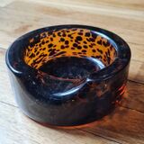 Vide poche / cendrier XL verre soufflé murano 1970
