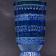 Mid Century Bitossi Aldo Londi Rimini Blue Ashtray Painted in Blu - Green