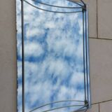 Antique mirror and chrome tray from the Art Deco period 1930