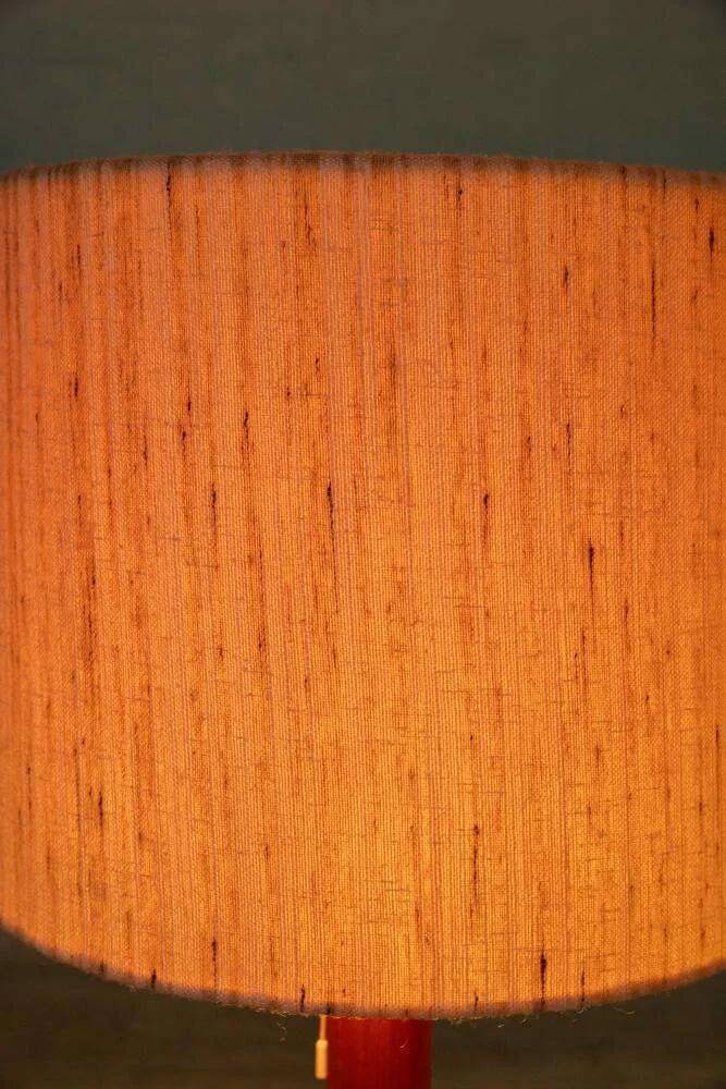 Vintage Danish design table lamp in teak Domus