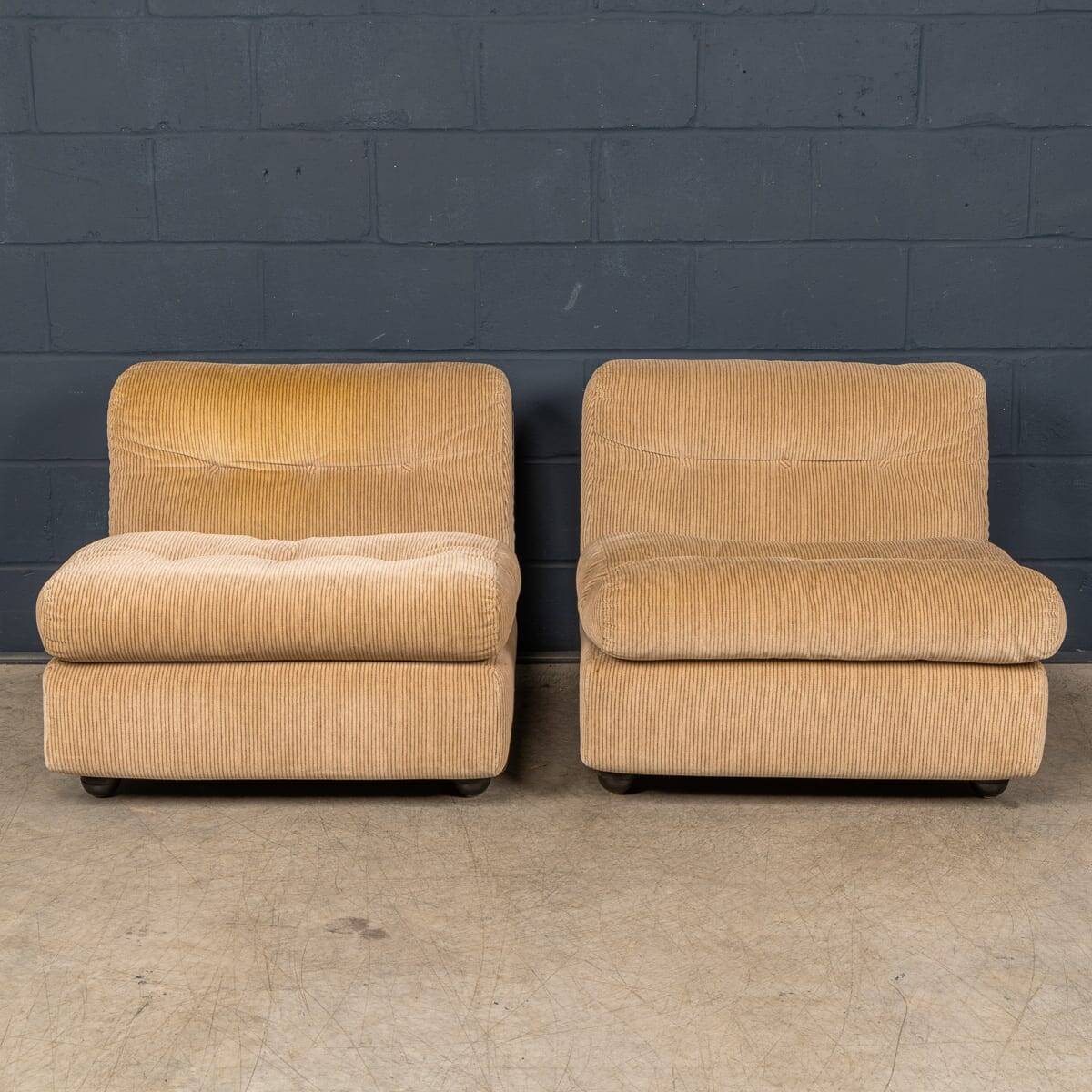 Italian "amanta" 4-piece modular sofa by mario bellini for b&b italia c1980