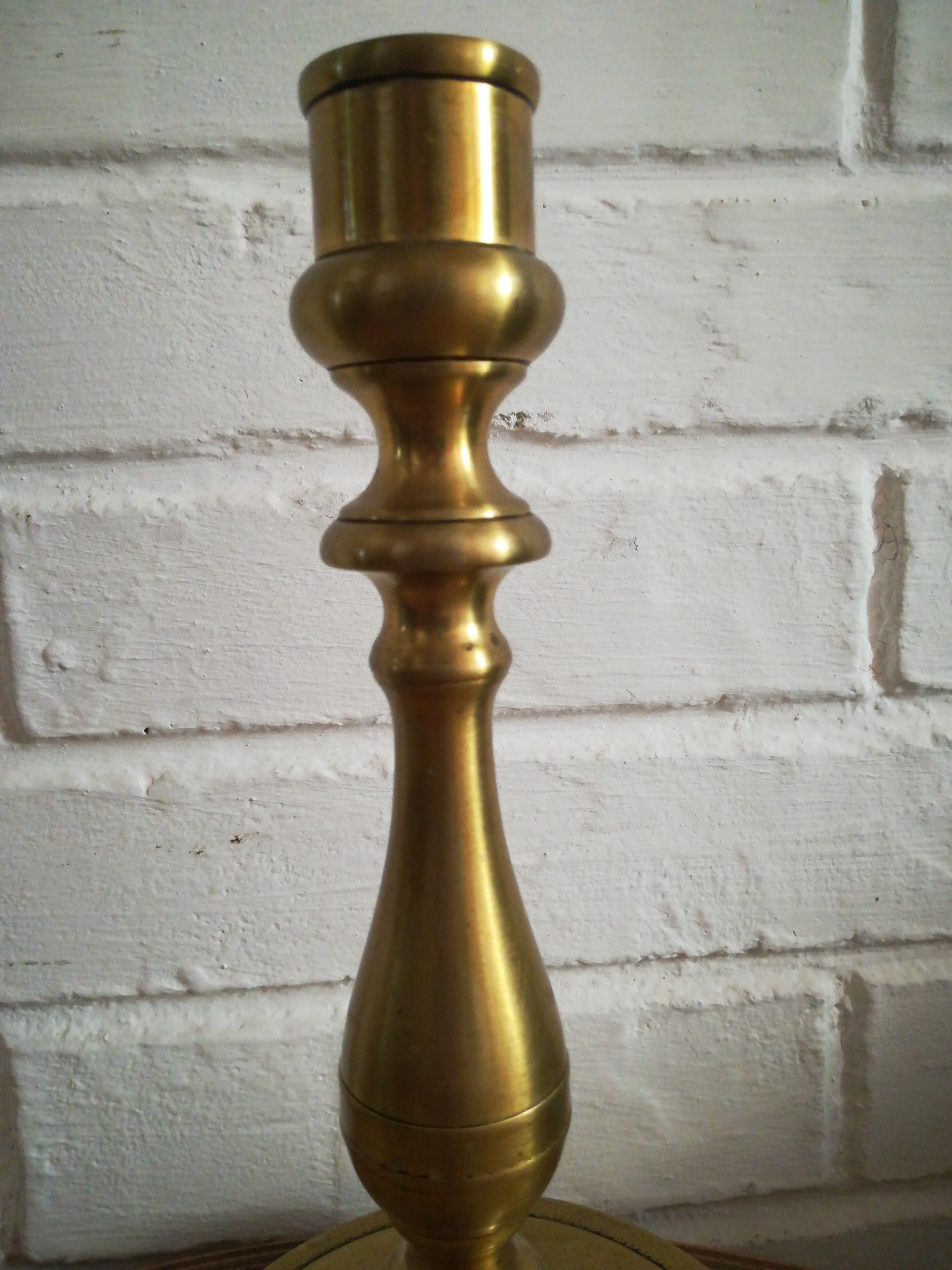 Brass candle holder