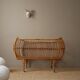 Vintage rattan crib