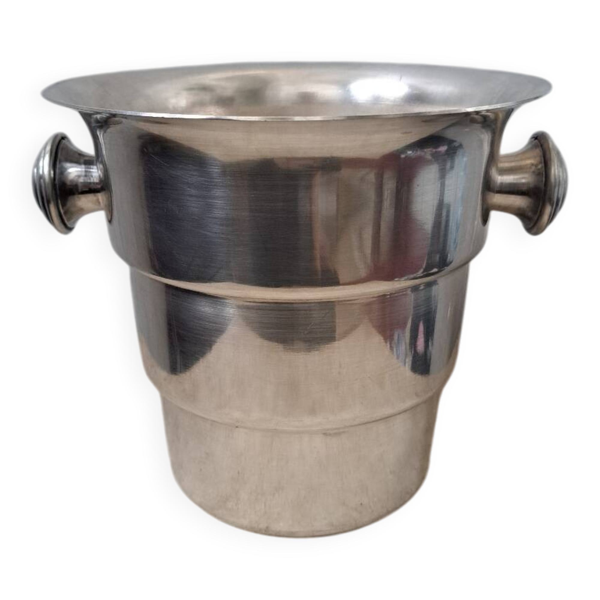 Antique silver metal champagne bucket