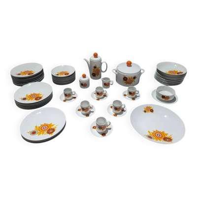Service de vaisselle café/thé Bavaria porcelaine de Bavière