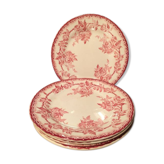 Set of five dessert plates from H B and Co