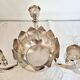 Silver-plated flower holder, vase, centrepiece.