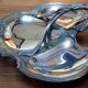 Silver metal art nouveau cup